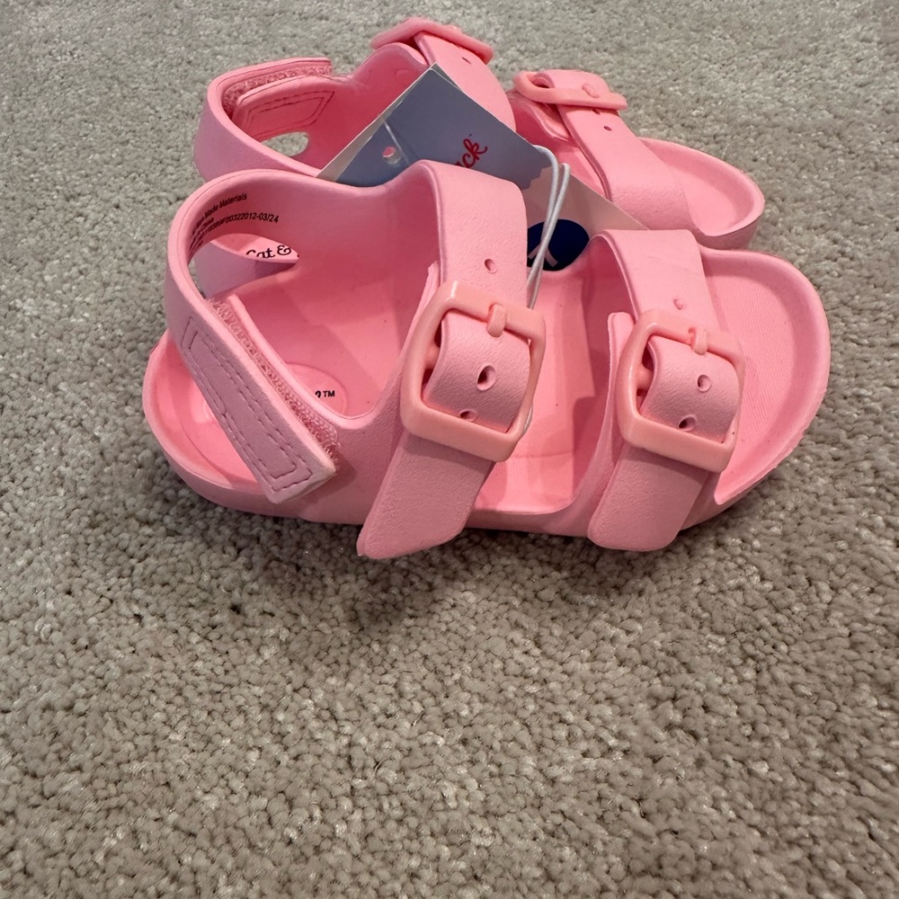Cat & Jack Pink Sandals Comfortable Flip Flops